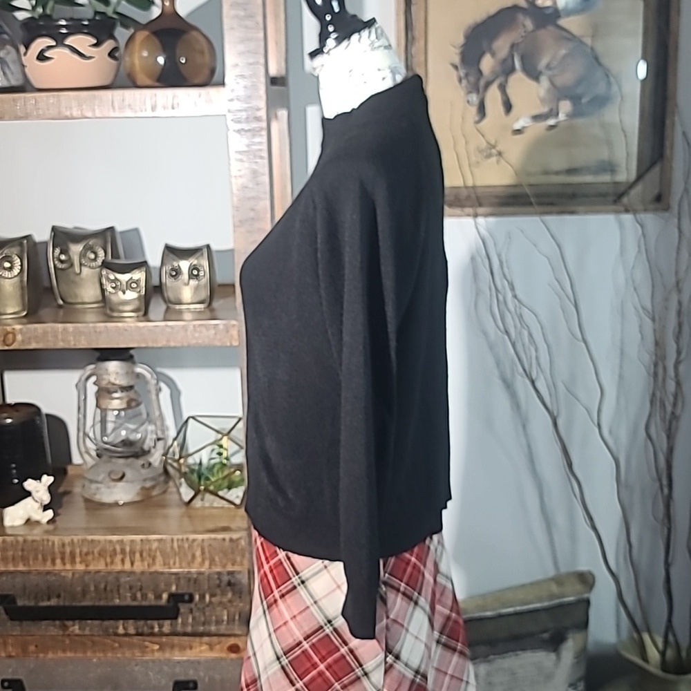 Karen Scott Zip Neck Black Knitwear - Picture 5 of 9